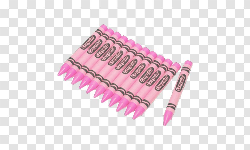 Crayola Crayon Pastel Pink Drawing - Cosmetics Transparent PNG