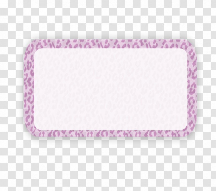 Place Mats Rectangle Pink M - Purple - Placemat Transparent PNG