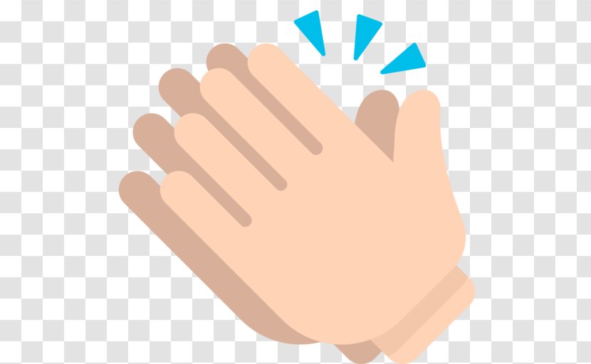 Clapping Emoji Applause Hand Live Television - News Presenter Transparent PNG
