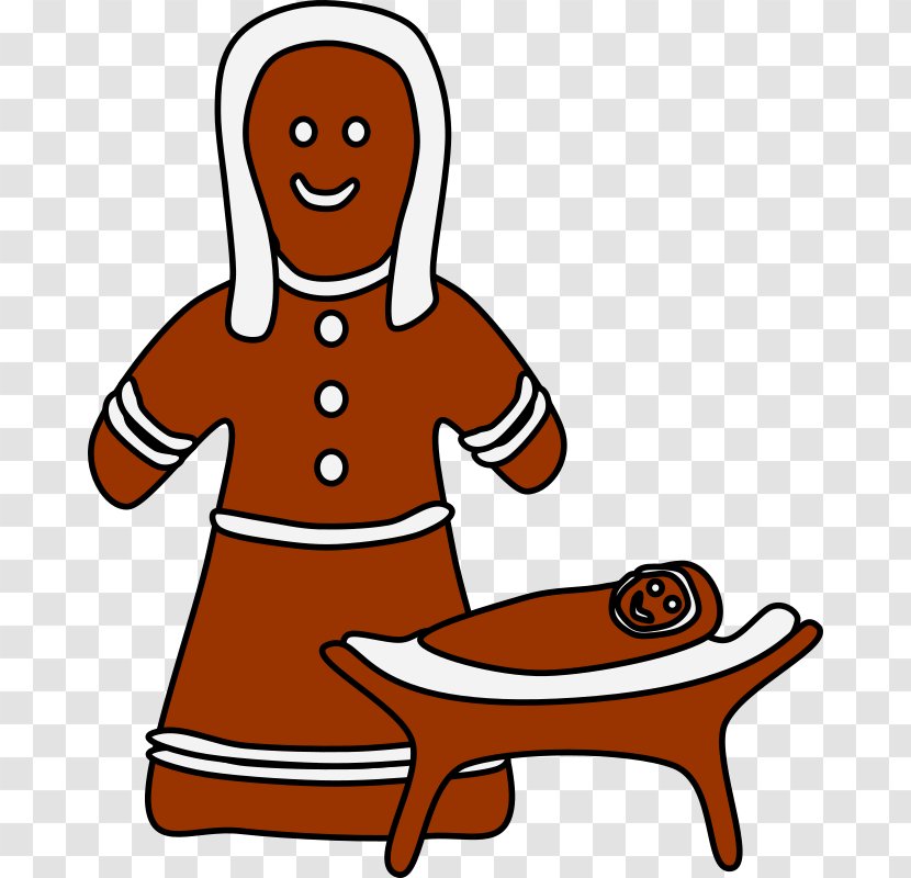 The Gingerbread Man Biscuits Clip Art - Christmas - Biscuit Transparent PNG