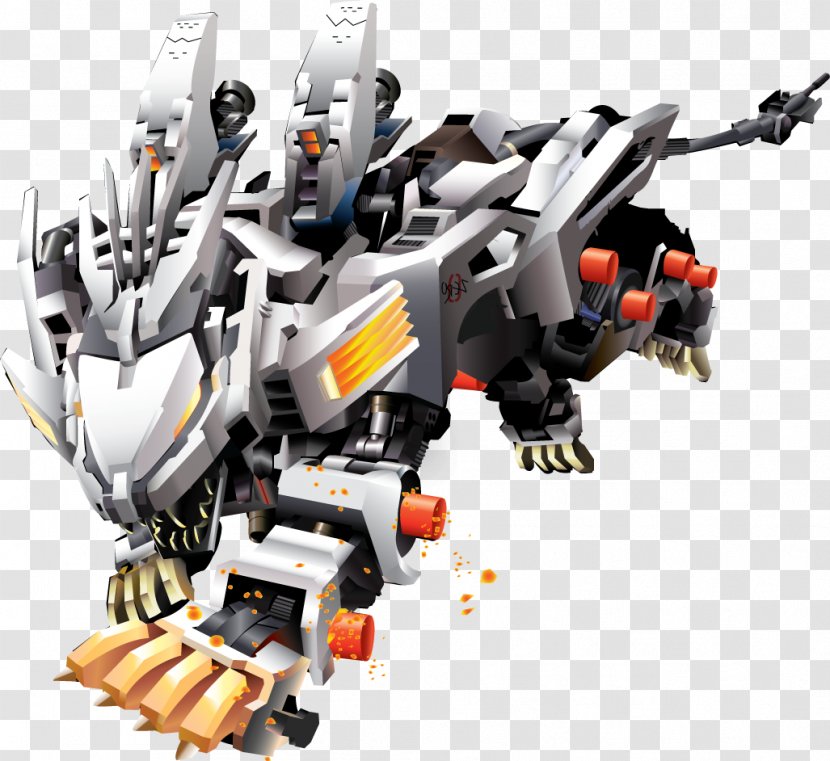 Zoids Robot Mecha Liger License - Watercolor Transparent PNG