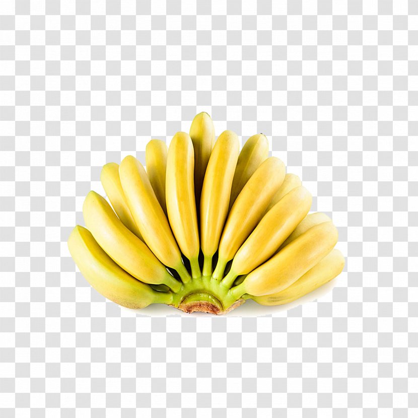 Ecuador Lady Finger Banana Fruit Peel - Food - A Transparent PNG