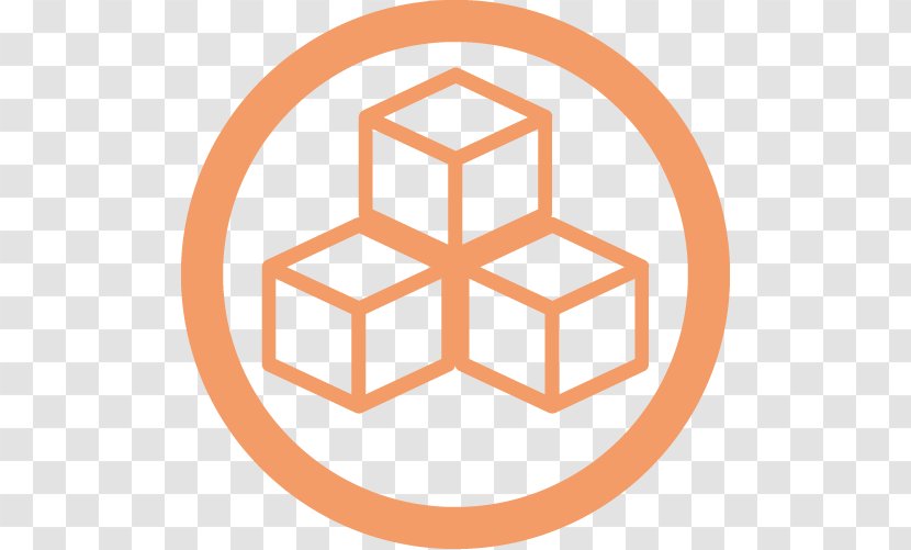 Cube Cuboid - Orange Transparent PNG