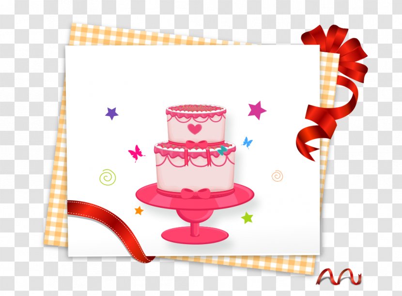 Paper Gift Download - Pattern - Birthday Cake Transparent PNG