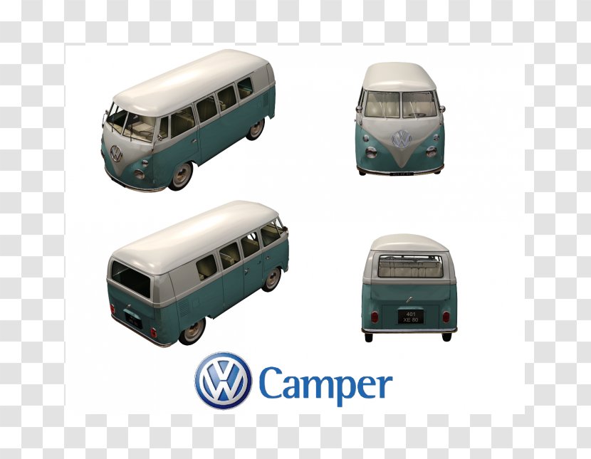 Car Volkswagen Computer-aided Design Autodesk 3ds Max Campervan - Model Transparent PNG