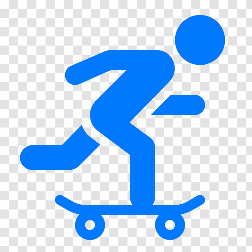 Skateboarding Ice Skating Roller - Blue - Skateboard Transparent PNG