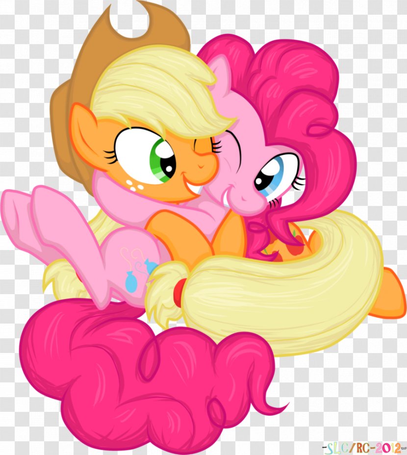 Apple Pie Pinkie Pony Applejack Cupcake - Heart Transparent PNG