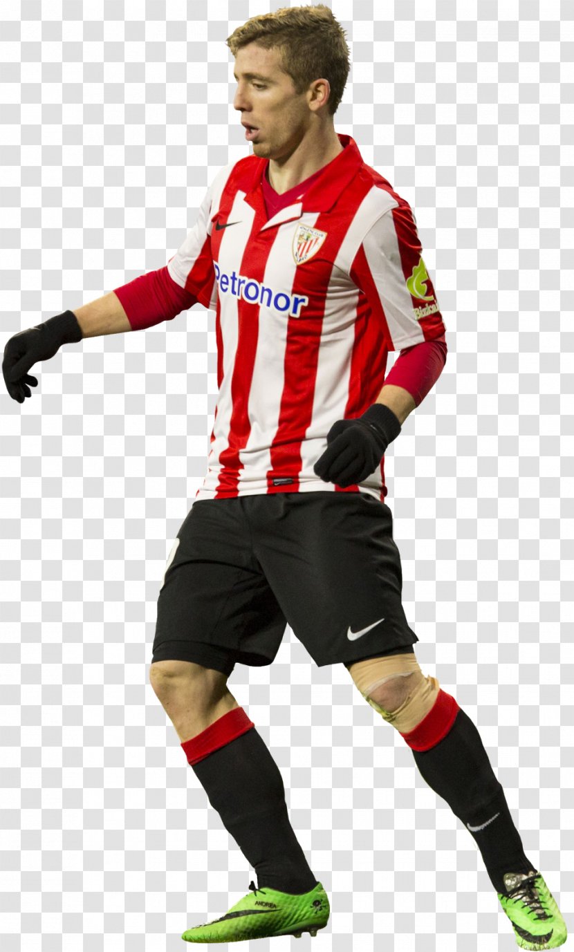 Iker Muniain Jersey Athletic Bilbao Copa Del Rey Football Player - Outerwear Transparent PNG