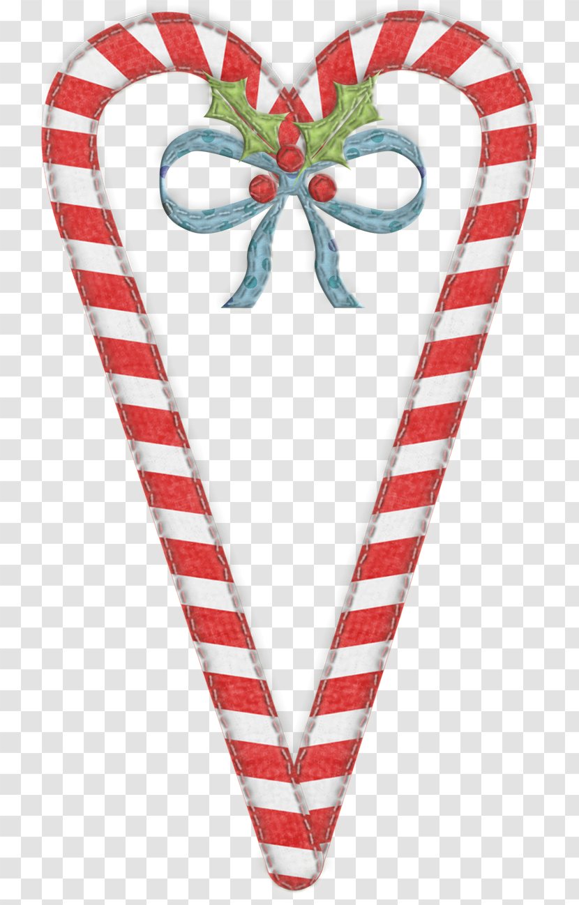 Polkagris Candy Cane Christmas Ornament Transparent PNG