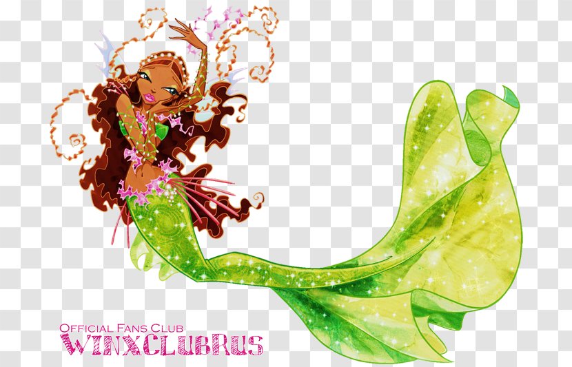 Aisha Flora Bloom Musa Roxy - Art - Mermaid Transparent PNG