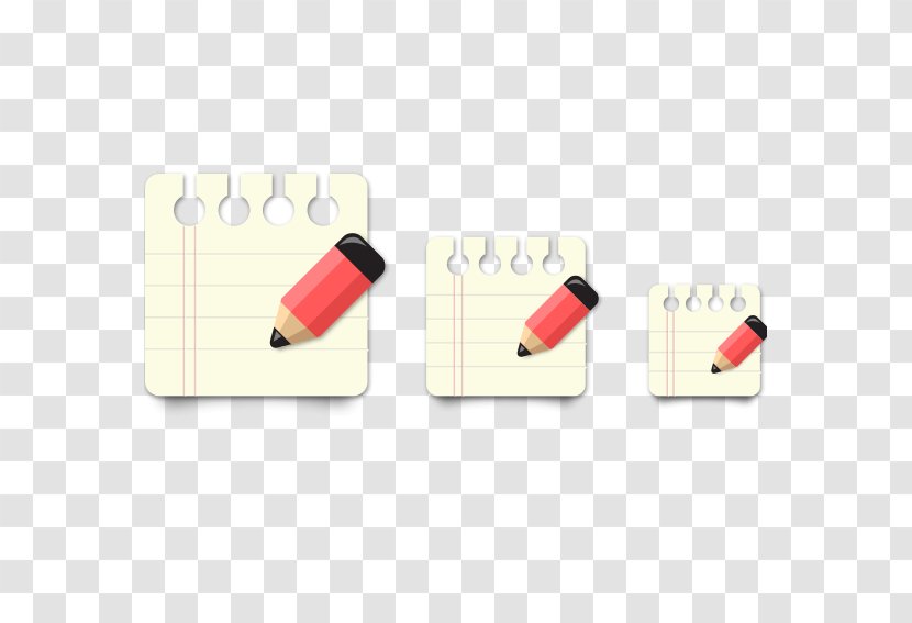 Paper Pencil - Frame - Notes Transparent PNG