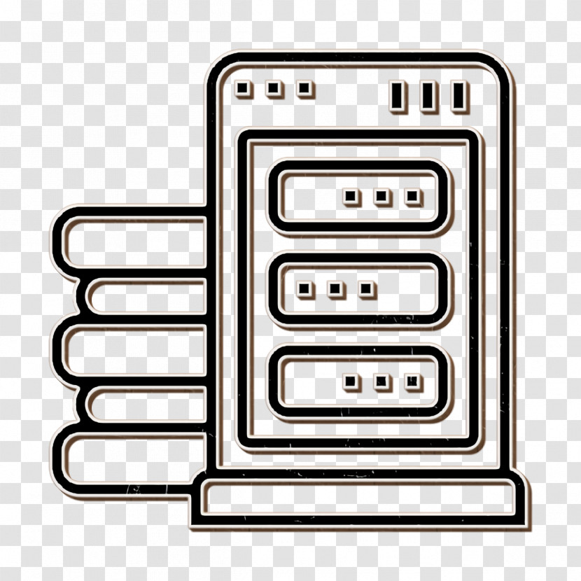 Server Icon Data Server Icon Computer Technology Icon Transparent PNG