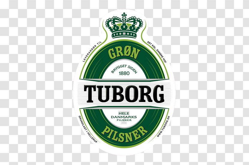 Beer Bottle Label Tuborg Brewery Alcoholic Drink Transparent PNG