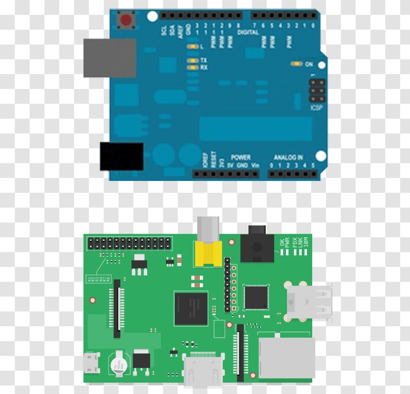 Arduino Light-emitting Diode Resistor Breadboard Sensor - Circuit Component - Raspberries Transparent PNG