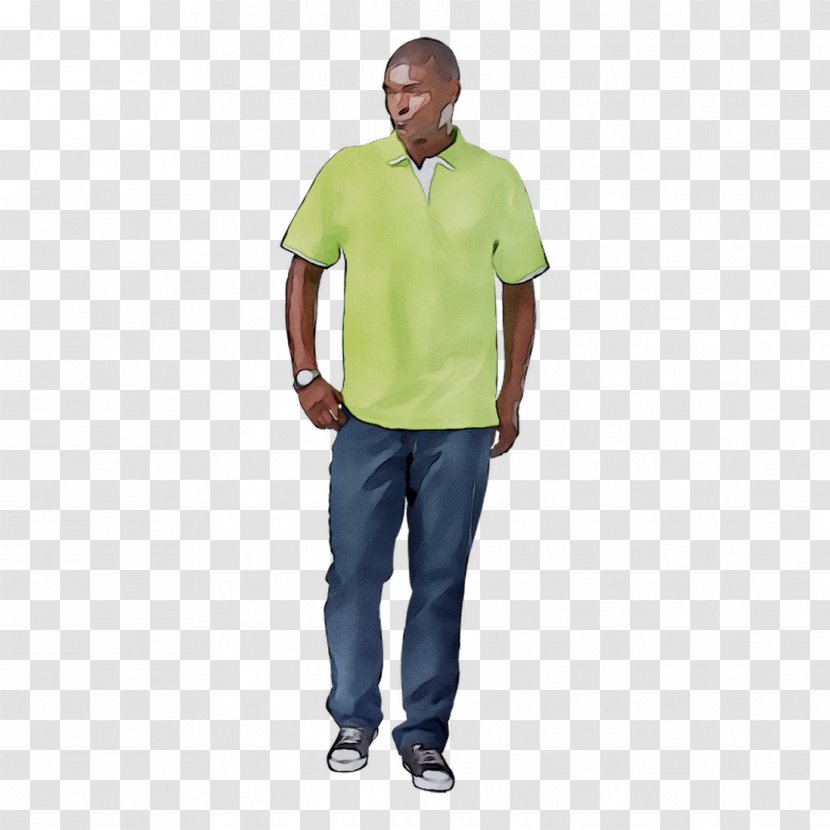 T-shirt Sleeve Polo Shirt Jeans Outerwear - Footwear Transparent PNG