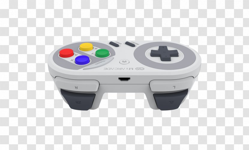 Game Controllers Joystick Super Nintendo Entertainment System PlayStation Video Consoles - Family Computer Disk Transparent PNG