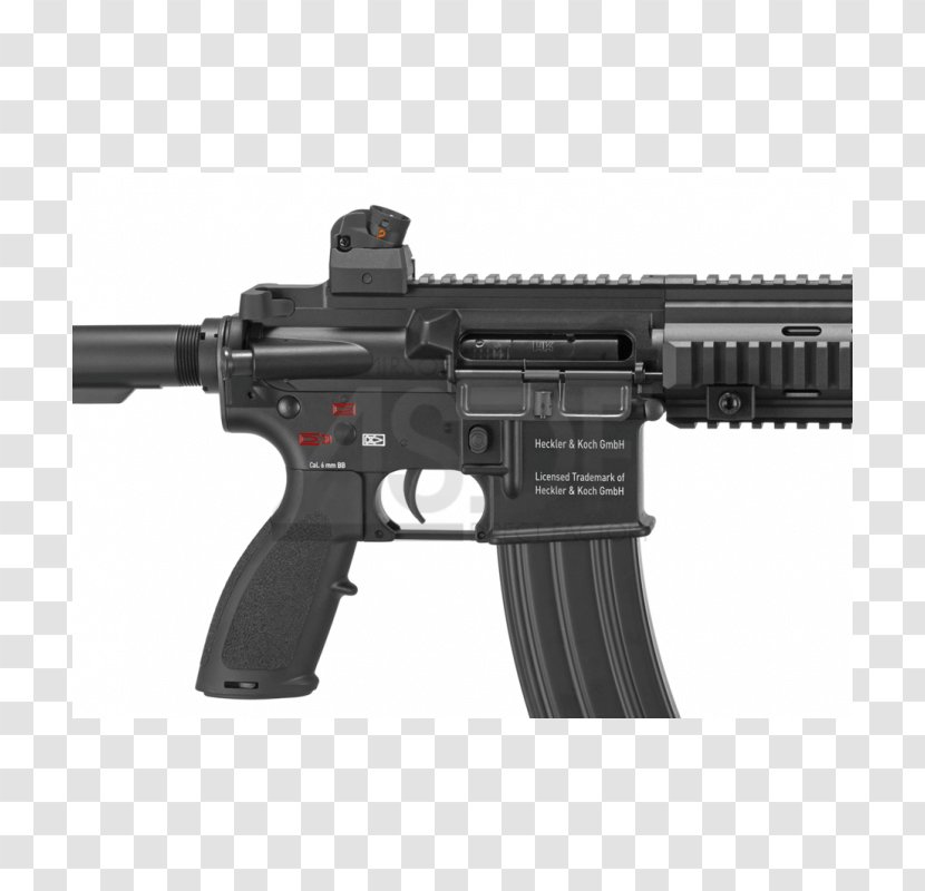 Airsoft Guns M4 Carbine Close Quarters Battle Receiver Firearm - Cartoon - Heckler Koch Sl8 Transparent PNG