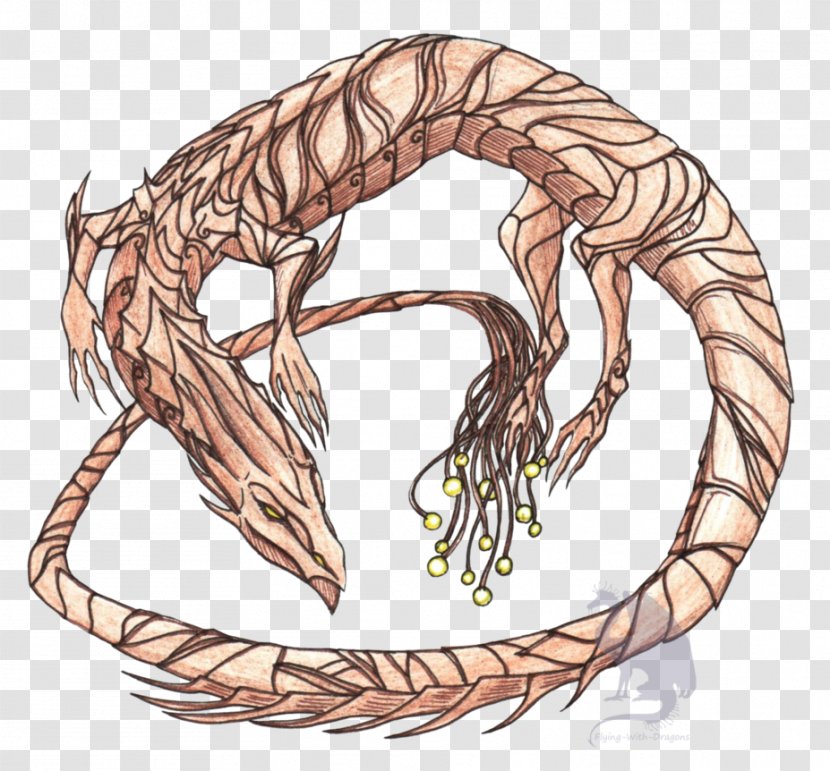 Serpent Dragon Cartoon Muscle - Tree - Flying Transparent PNG