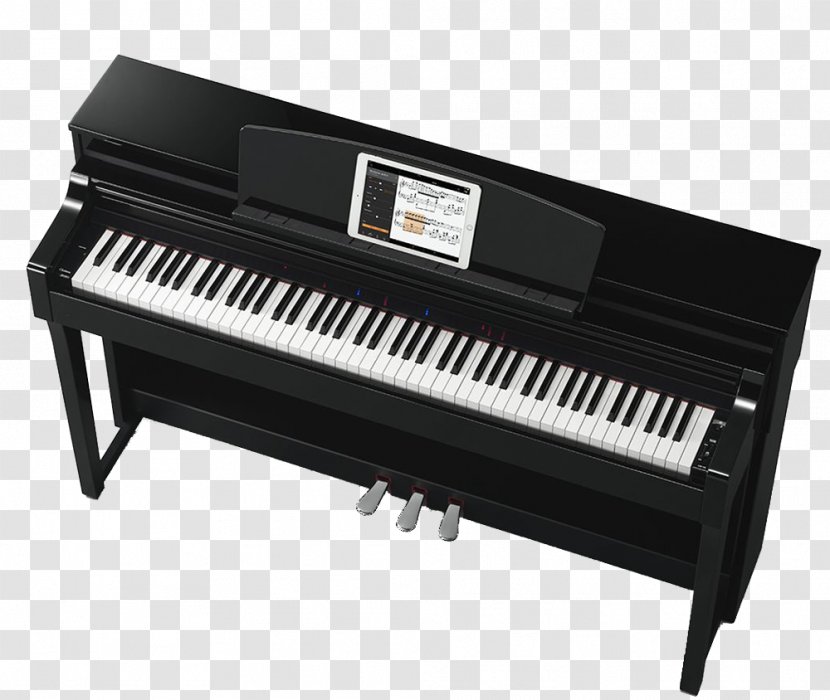 Digital Piano Electric Clavinova Player Yamaha Corporation - Cartoon Transparent PNG