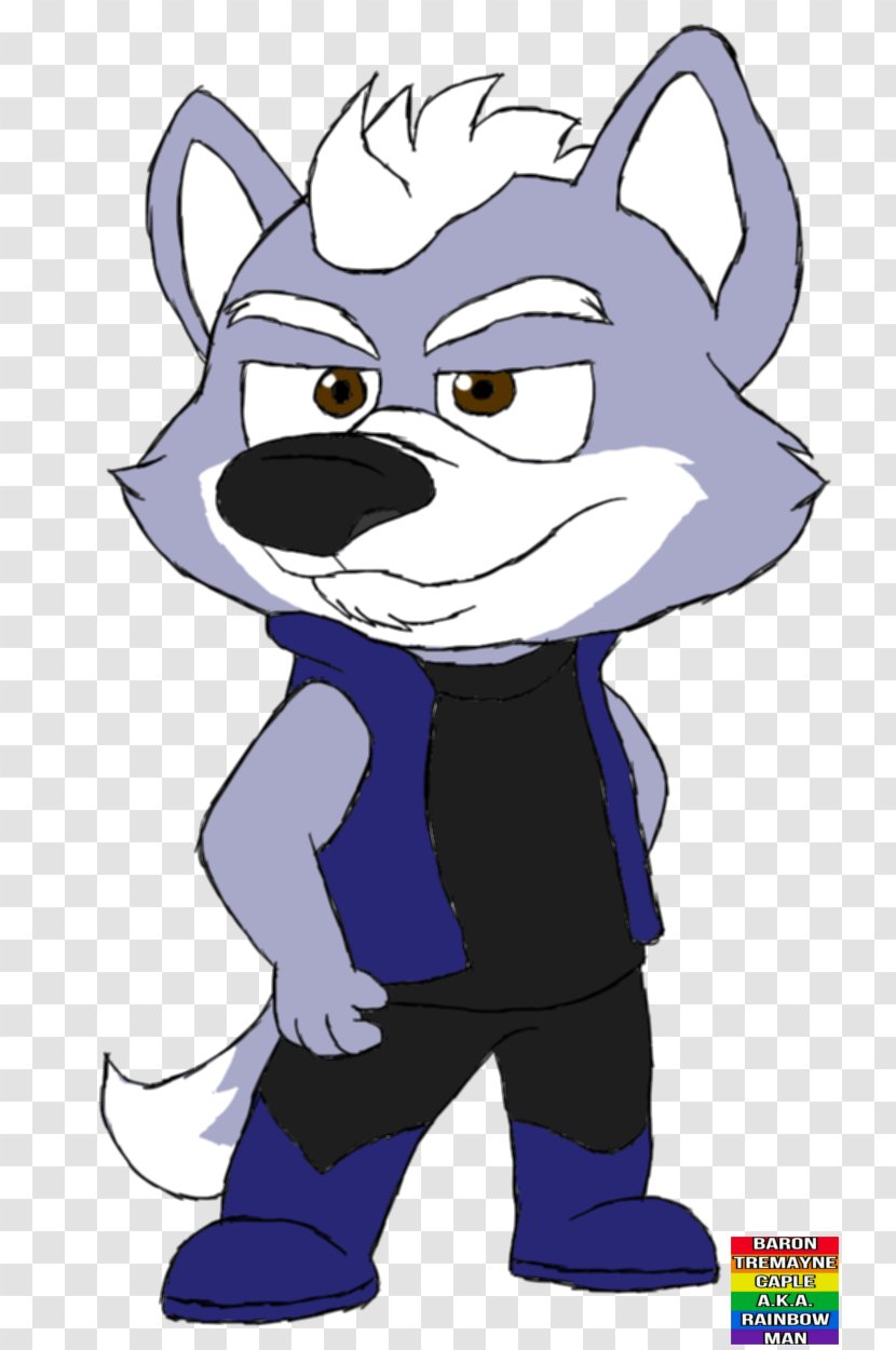 Dog Whiskers Wolf O'Donnell Star Fox Zero Falco Lombardi - Fictional Character - Baron Hat Transparent PNG