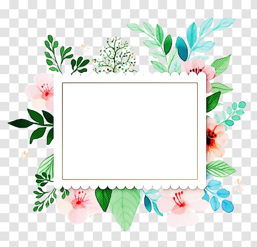 Background Watercolor Frame - Greeting Note Cards - Holly Rectangle Transparent PNG
