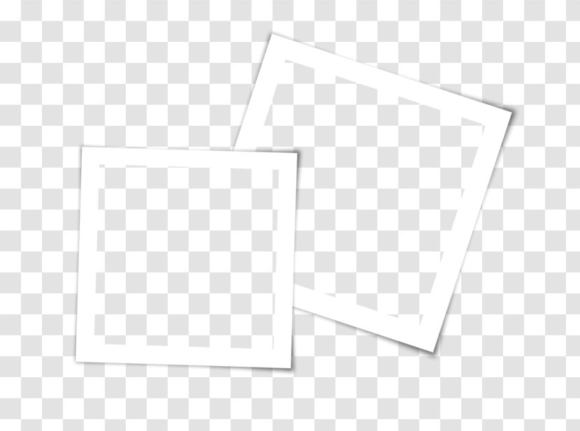 Paper Line Angle Product Design - Rectangle - Polaroid Transparent PNG