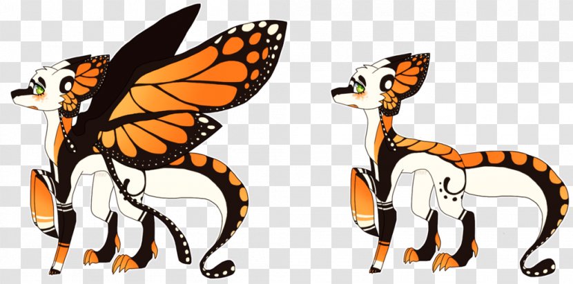 Cat Butterfly Drawing Art - Canidae Transparent PNG