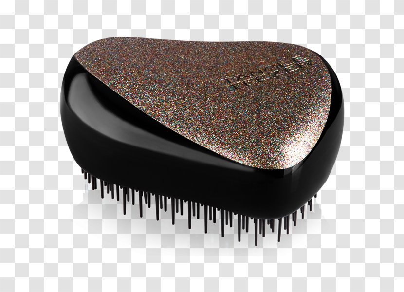 Hairbrush Comb Glitter - Hair Care Transparent PNG