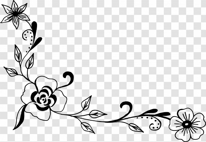 Flower Clip Art - Plant - Corner Transparent PNG