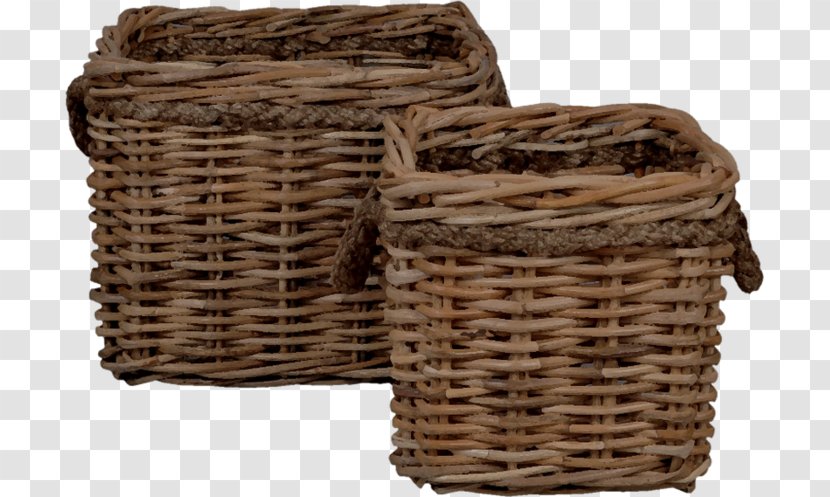 Basket - Storage - Wicker Transparent PNG