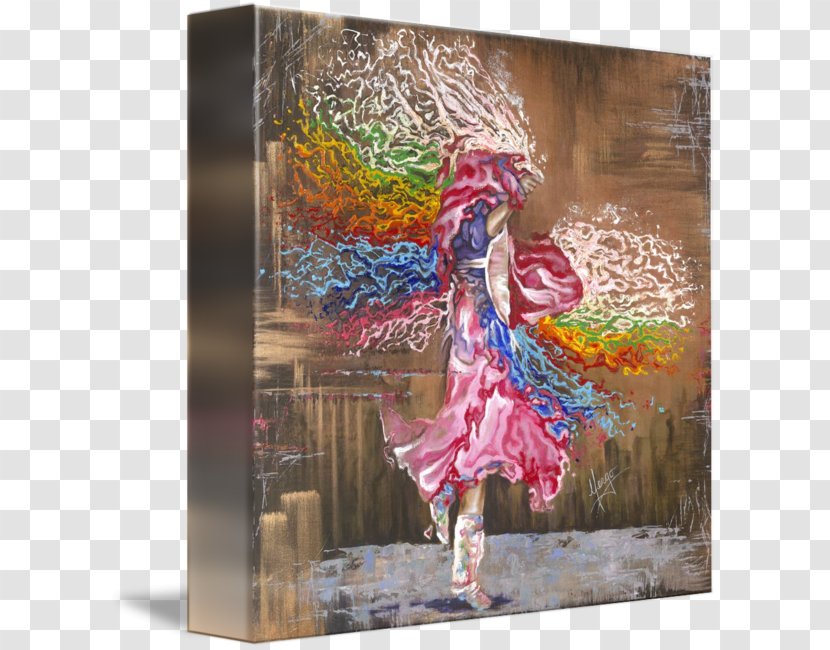 Painting Dance Acrylic Paint Canvas Print - Fine Art Transparent PNG