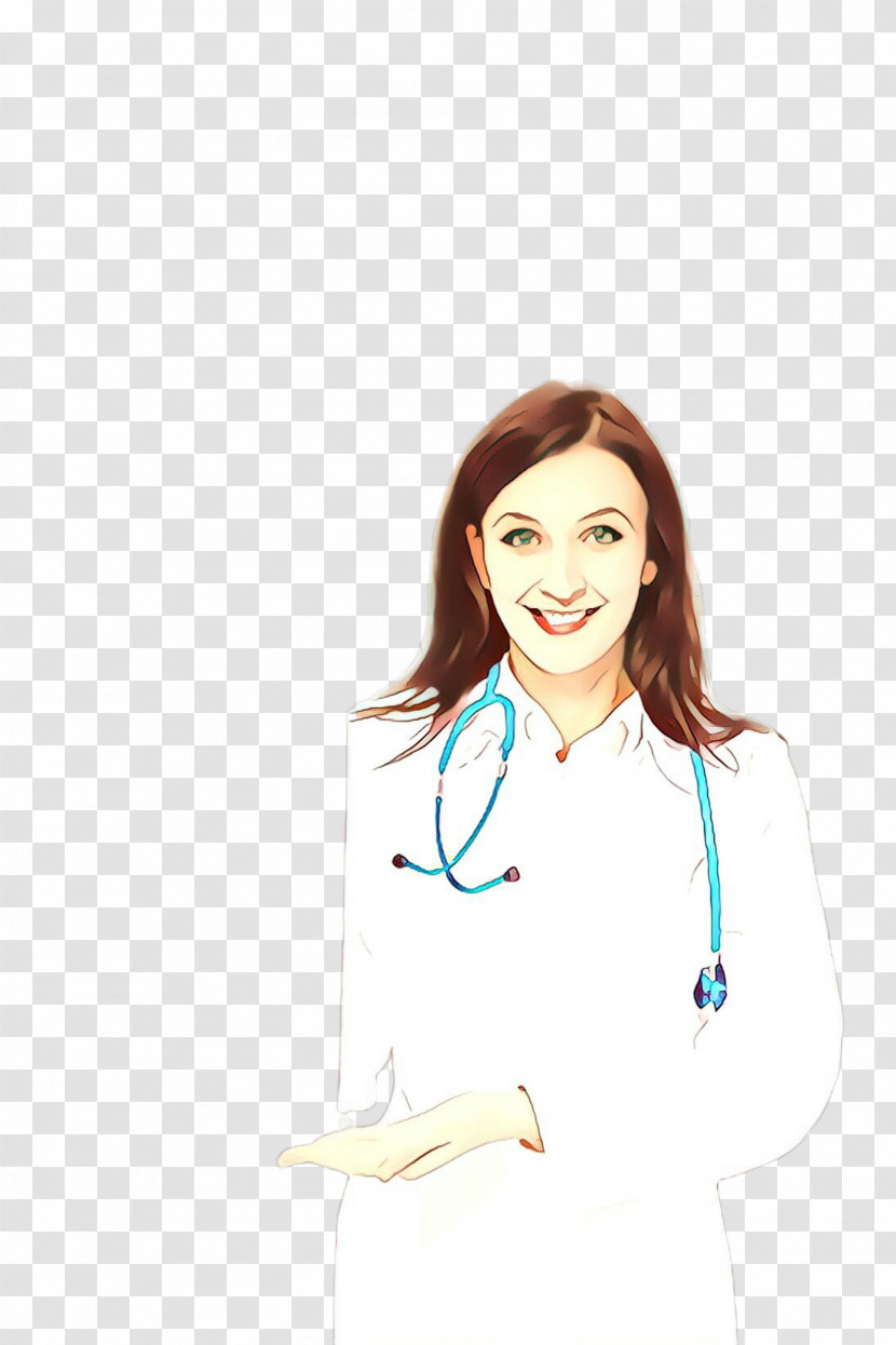 White Smile White Coat Uniform Service Transparent PNG