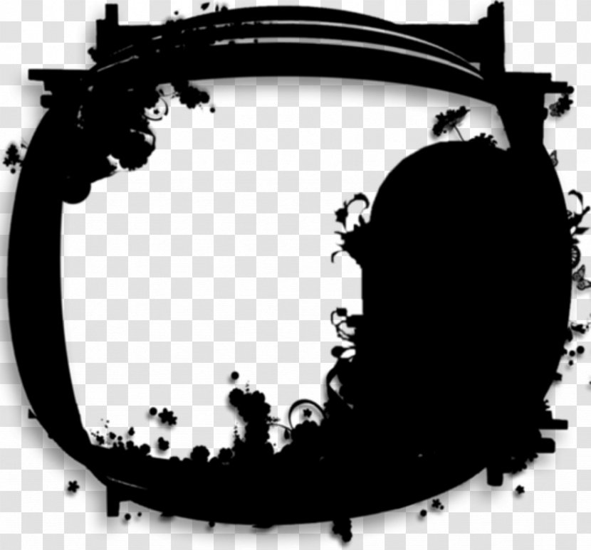Circle Silhouette - Drum Heads - Blackandwhite Transparent PNG