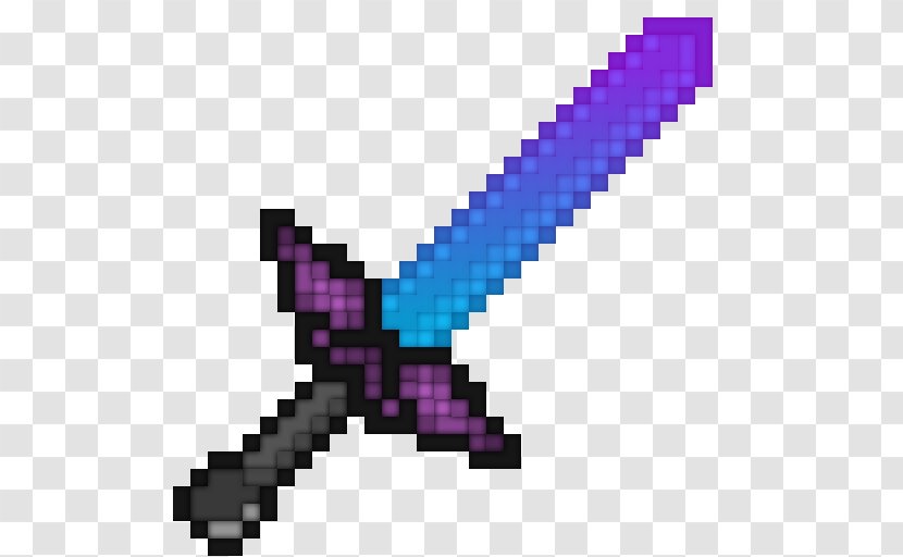 Minecraft: Pocket Edition Terraria Sword Mod - Minecraft Transparent PNG