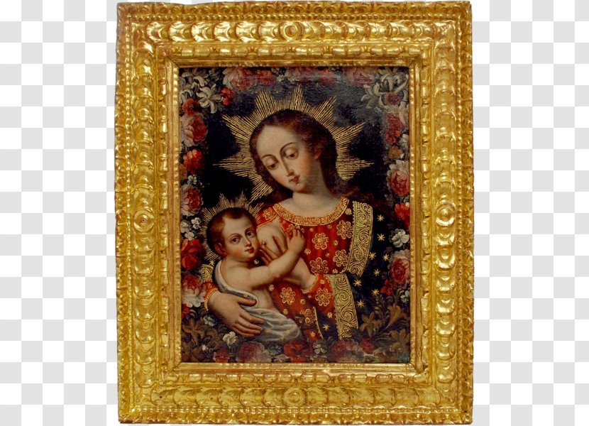 Oil Painting Verge De La Llet Nursing Madonna Assumption Of The Virgin Transparent PNG