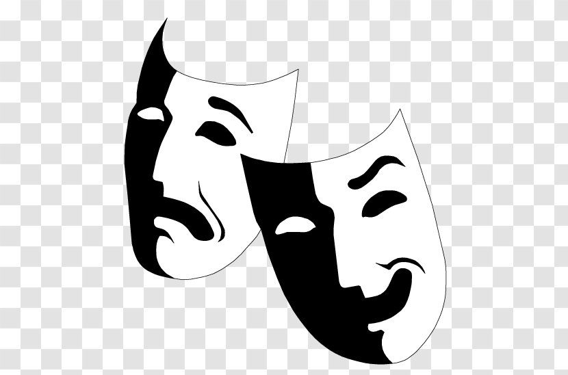 Mask Musical Theatre Drama Clip Art - Smile - Actor Transparent PNG