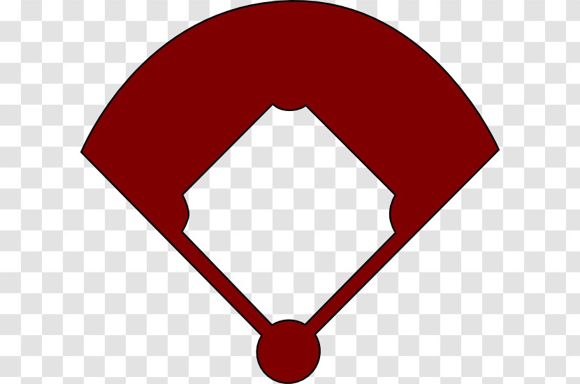 Baseball Field Softball Clip Art - Diagram - Outline Cliparts Transparent PNG