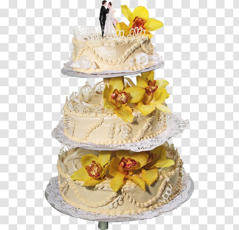 Sugar Cake Frosting & Icing Torte Wedding - Decorating Transparent PNG