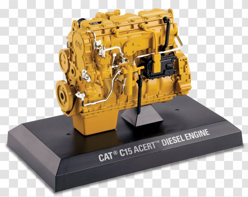 Caterpillar Inc. Peterbilt 379 1:12 Scale Engine - Model - Cat Transparent PNG