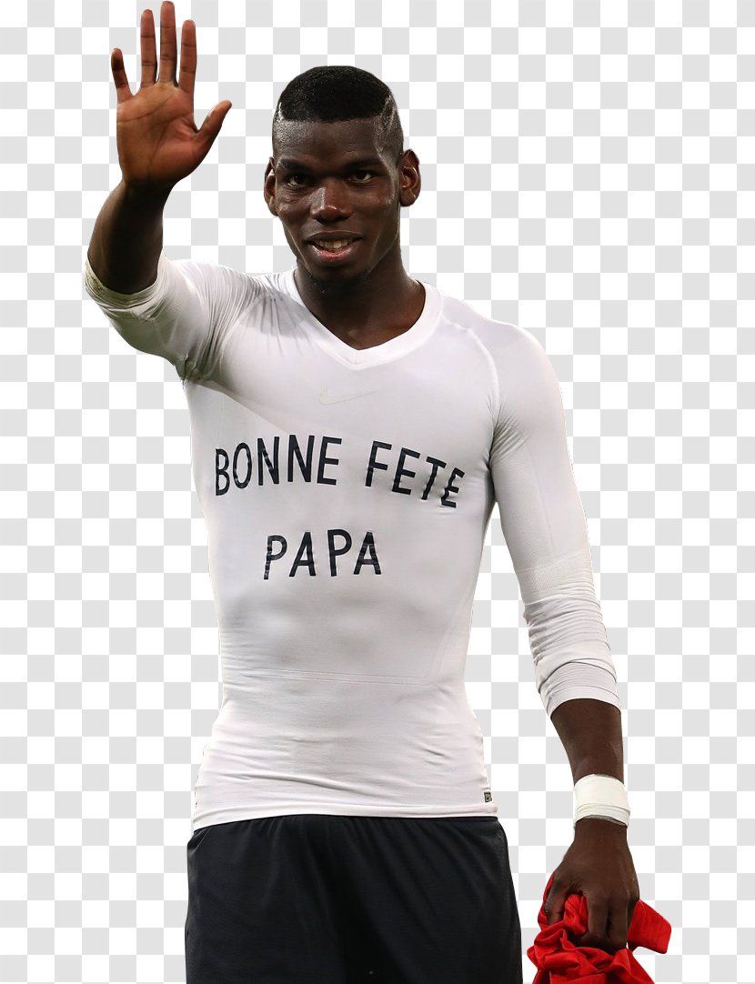Long-sleeved T-shirt Thumb Sleeveless Shirt - Arm - Pogba France Transparent PNG