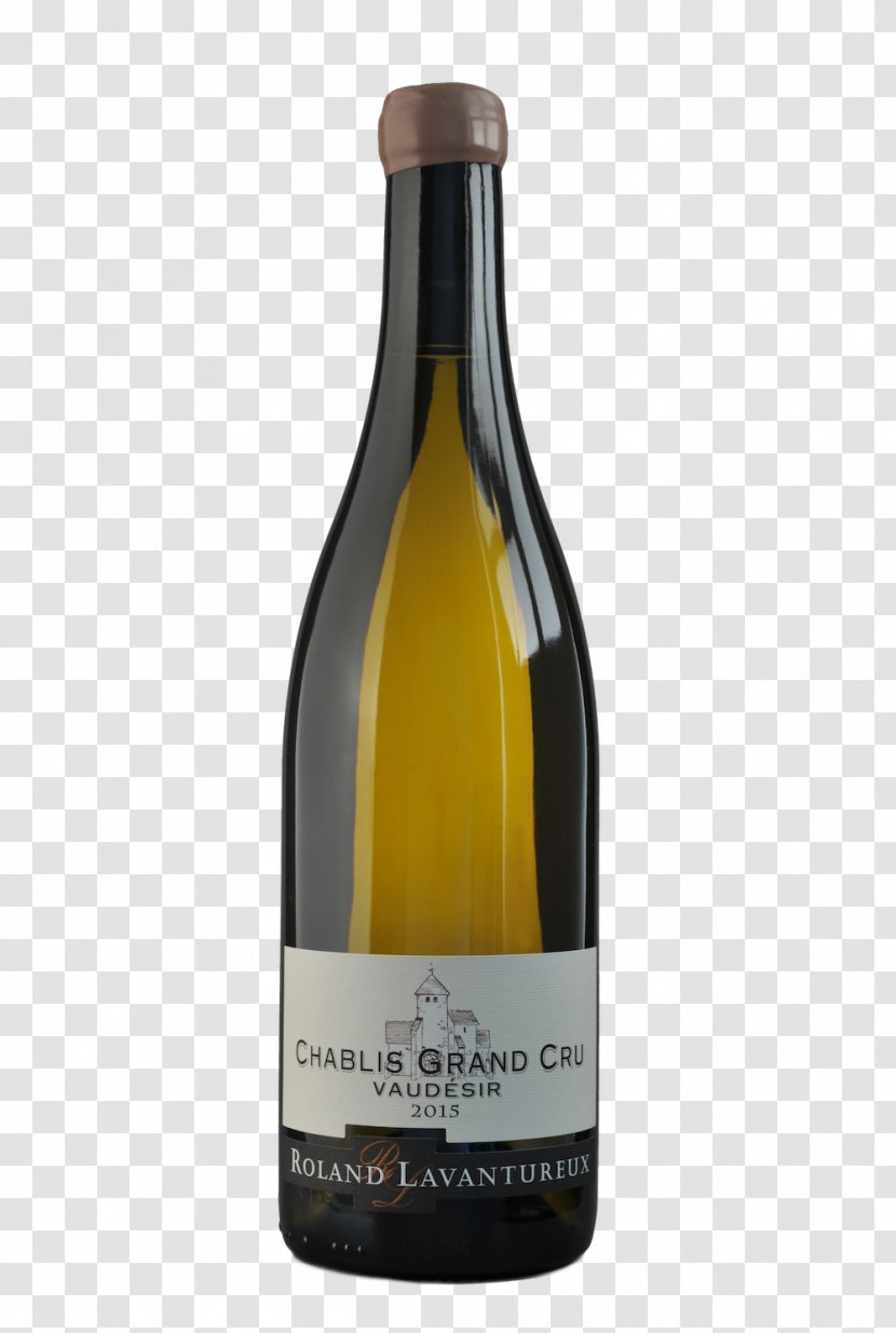White Wine Chablis Region Grand Cru - Bottle Transparent PNG