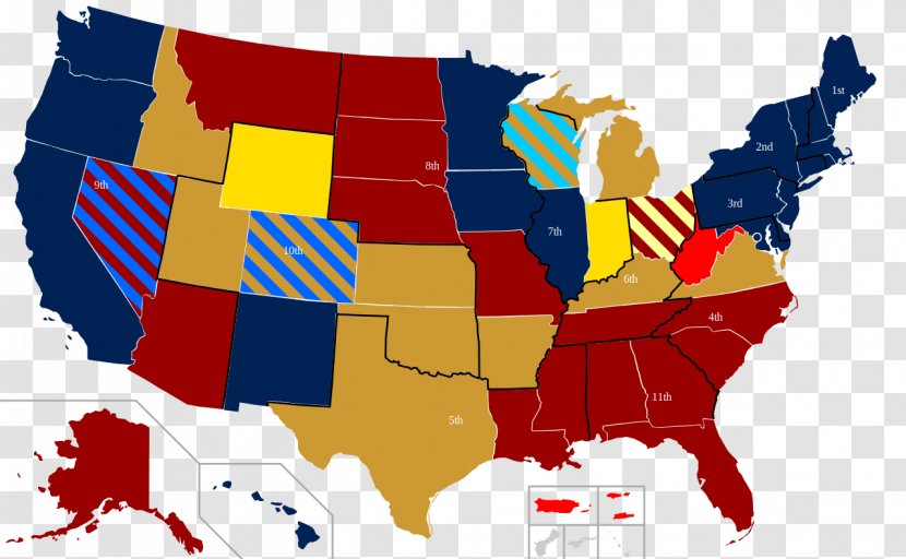 United States Senate Elections, 2016 2018 2014 2020 - Map Transparent PNG