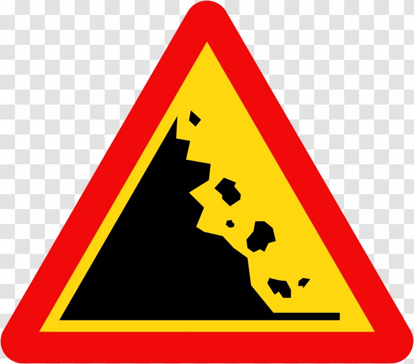 Road Cartoon - Swedish Language - Triangle Signage Transparent PNG