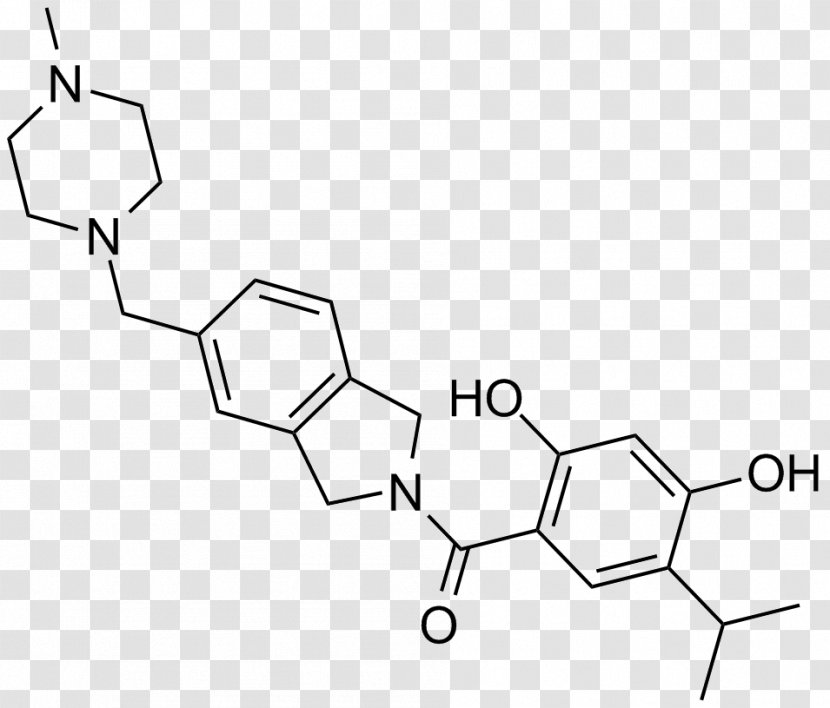 Hsp90 Inhibitor Heat Shock Protein Geldanamycin Proteasome - Highthroughput Screening - Line Art Transparent PNG