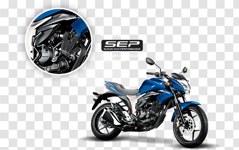 Suzuki Gixxer SF 150 Motorcycle - Engine - Native Eco Villa Transparent PNG