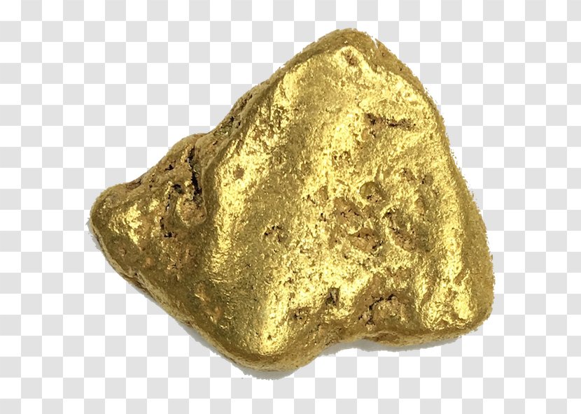 Gold Nugget Metal Ore - Dust Transparent PNG