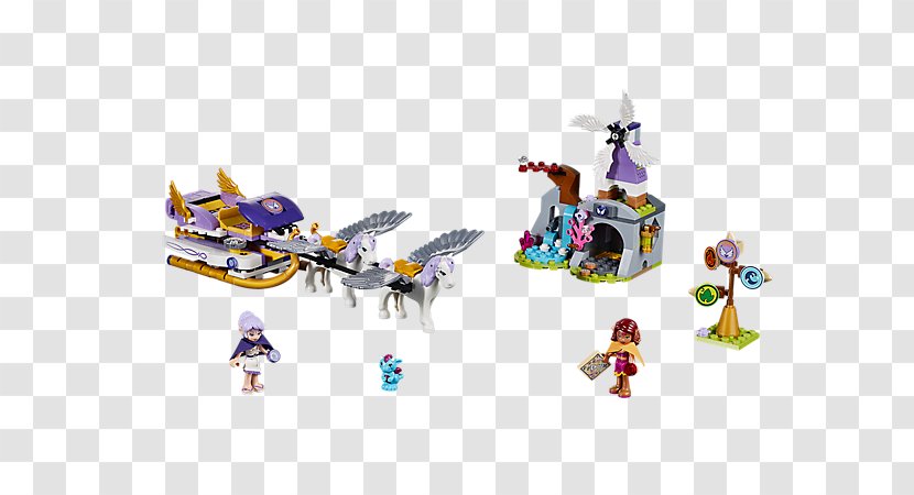 LEGO 41077 Elves Aira's Pegasus Sleigh Amazon.com Toy Lego - Minifigure Transparent PNG