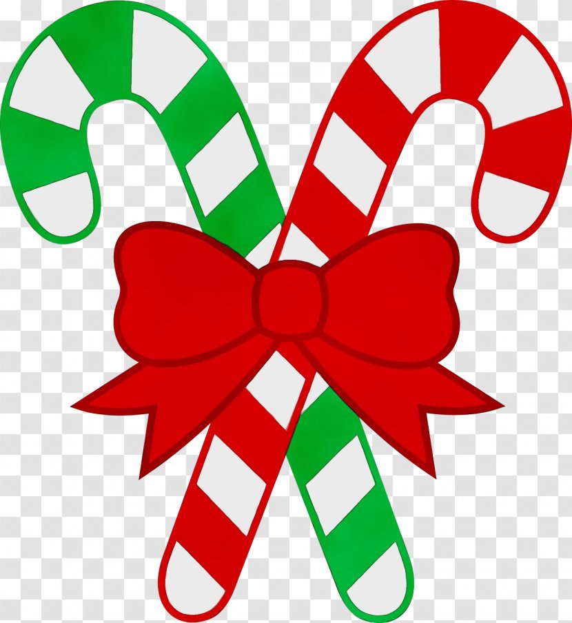 Red Christmas Ribbon - Event - Candy Cane Transparent PNG