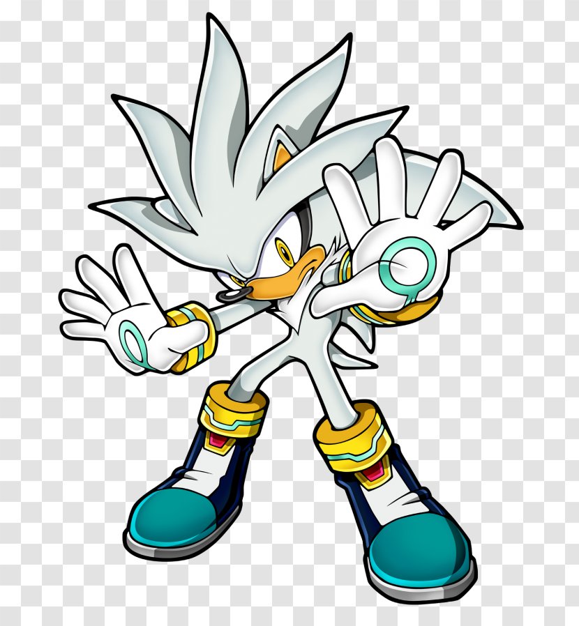 Sonic The Hedgehog Mario & At Olympic Games Shadow Silver Sega - Line Art Transparent PNG