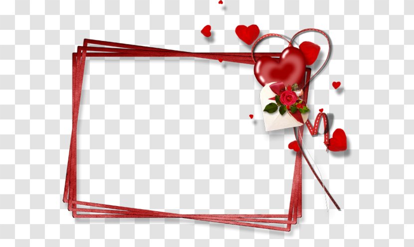 Valentine's Day Picture Frames Photography Love - Cartoon Transparent PNG